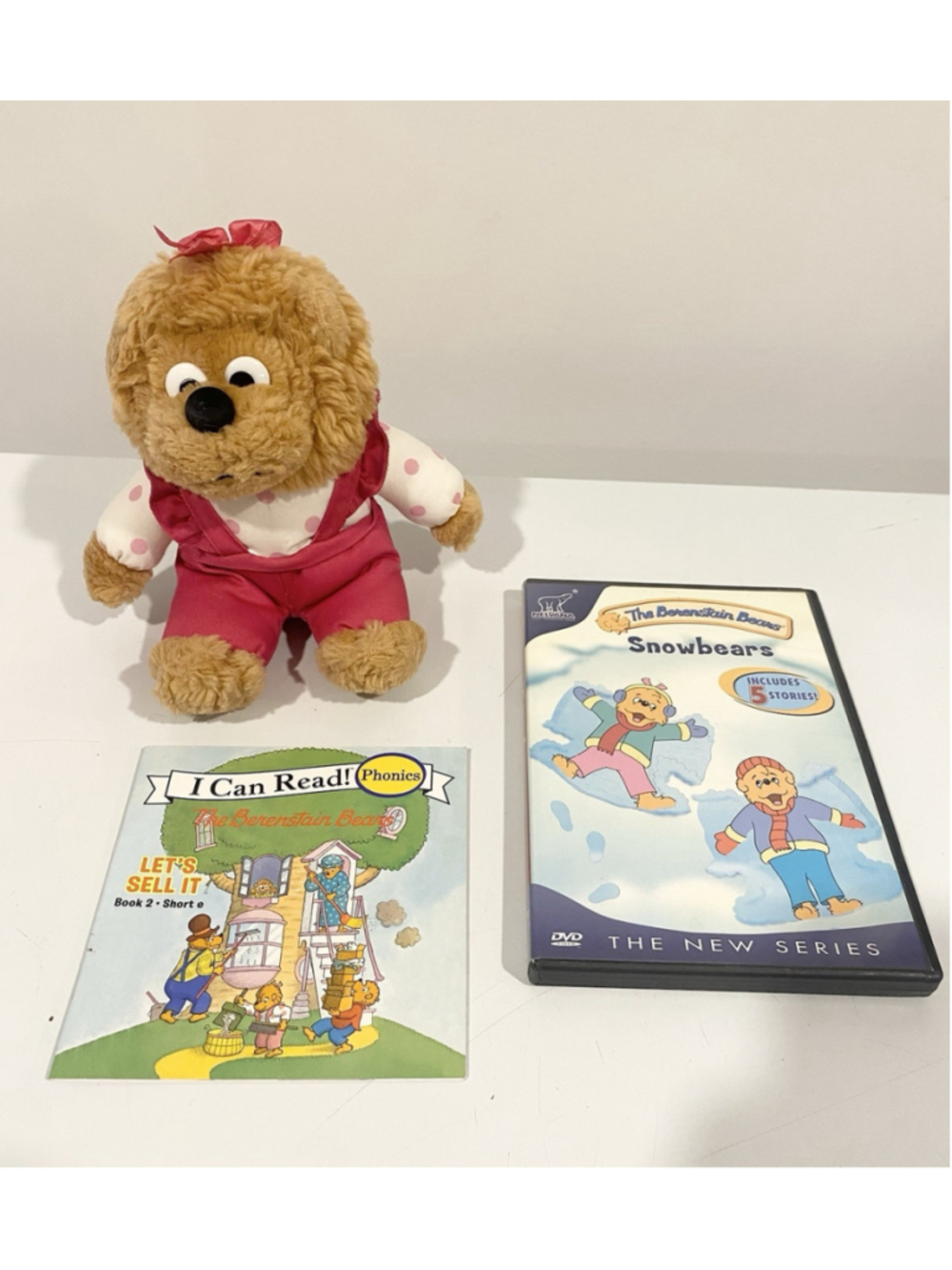 Berenstain Bears Lot Sister Bear Plush Snowbears DVD Let’s Sell It Book 2013